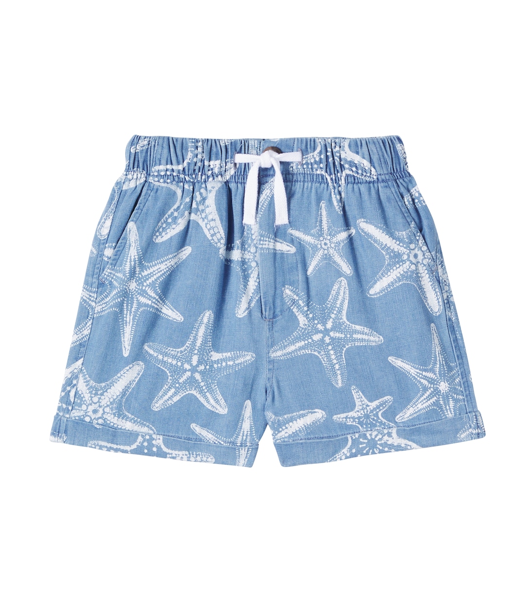 

Джинсовые шорты с принтом Vilebrequin Kids, Bleach Denim W4