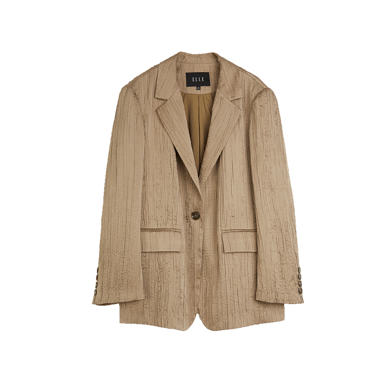 

Костюм деловой женский с умеренным воротником ELLE, coffee plaid