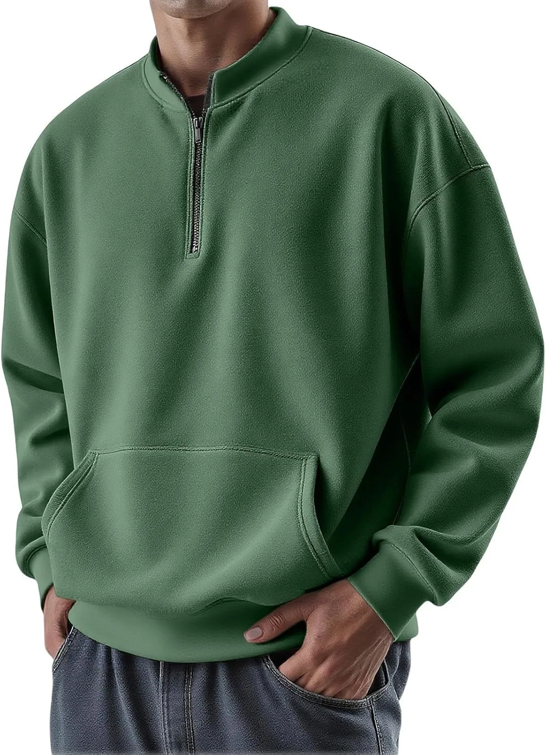 

Толстовка Mokaloha с длинными рукавами и воротником-стойкой