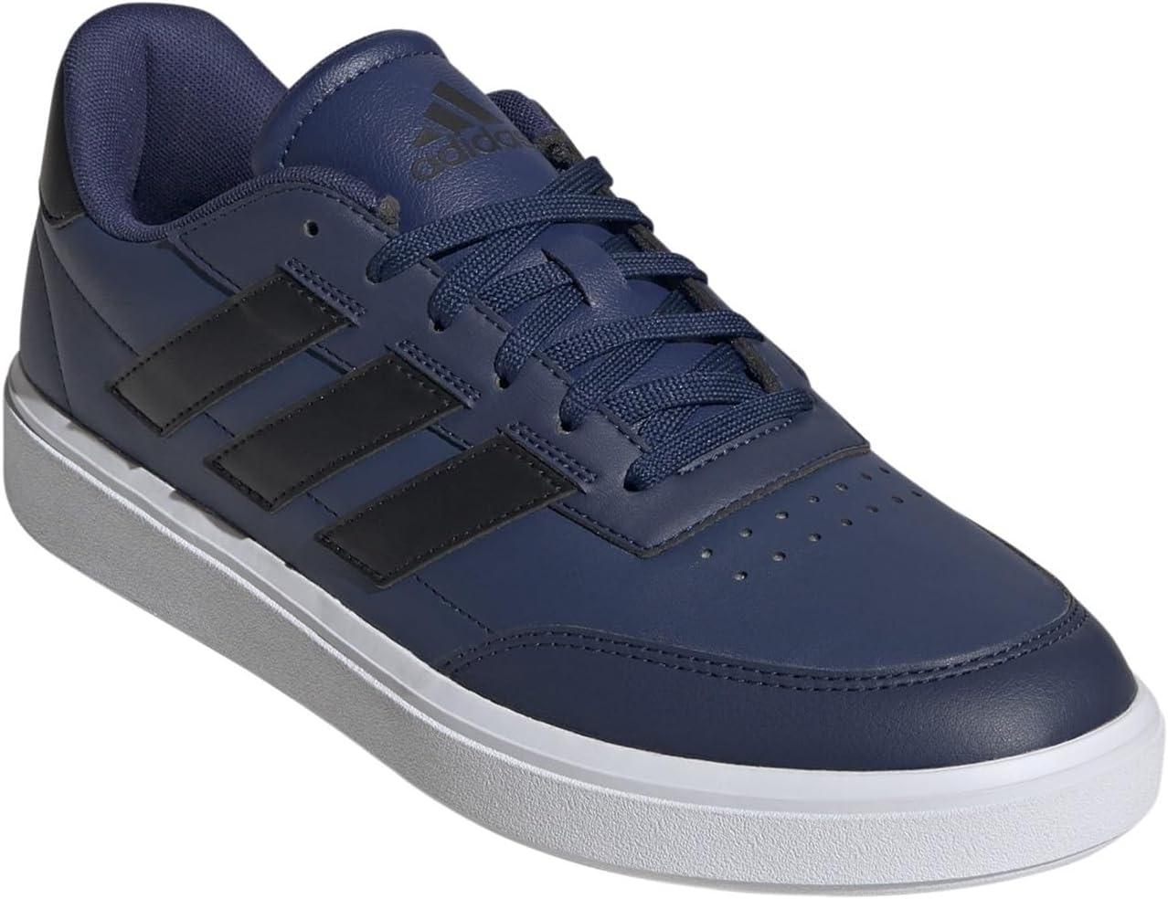 Мужские кроссовки Adidas Courtblock, белый/черный/синий/темно-синий — фото 3
