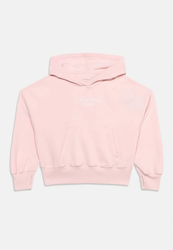 Худи с логотипом essential Abercrombie & Fitch, Chalk Pink — фото 3