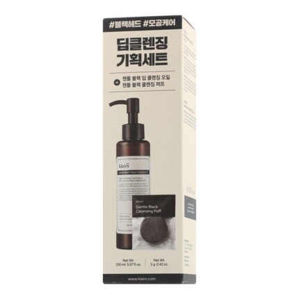 

Дорогой, Klairs Gentle Black Набор для умывания 150 мл, Dear Klairs