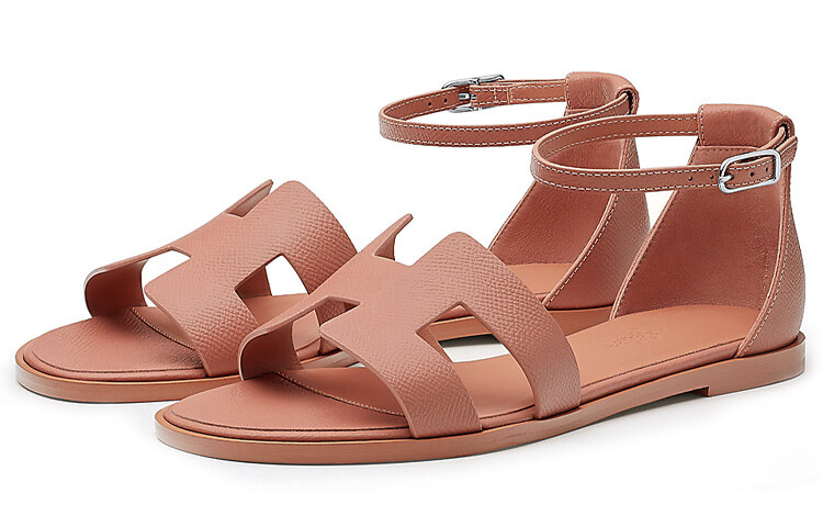 

Сандалии женские Hermès Santorini, коралловый