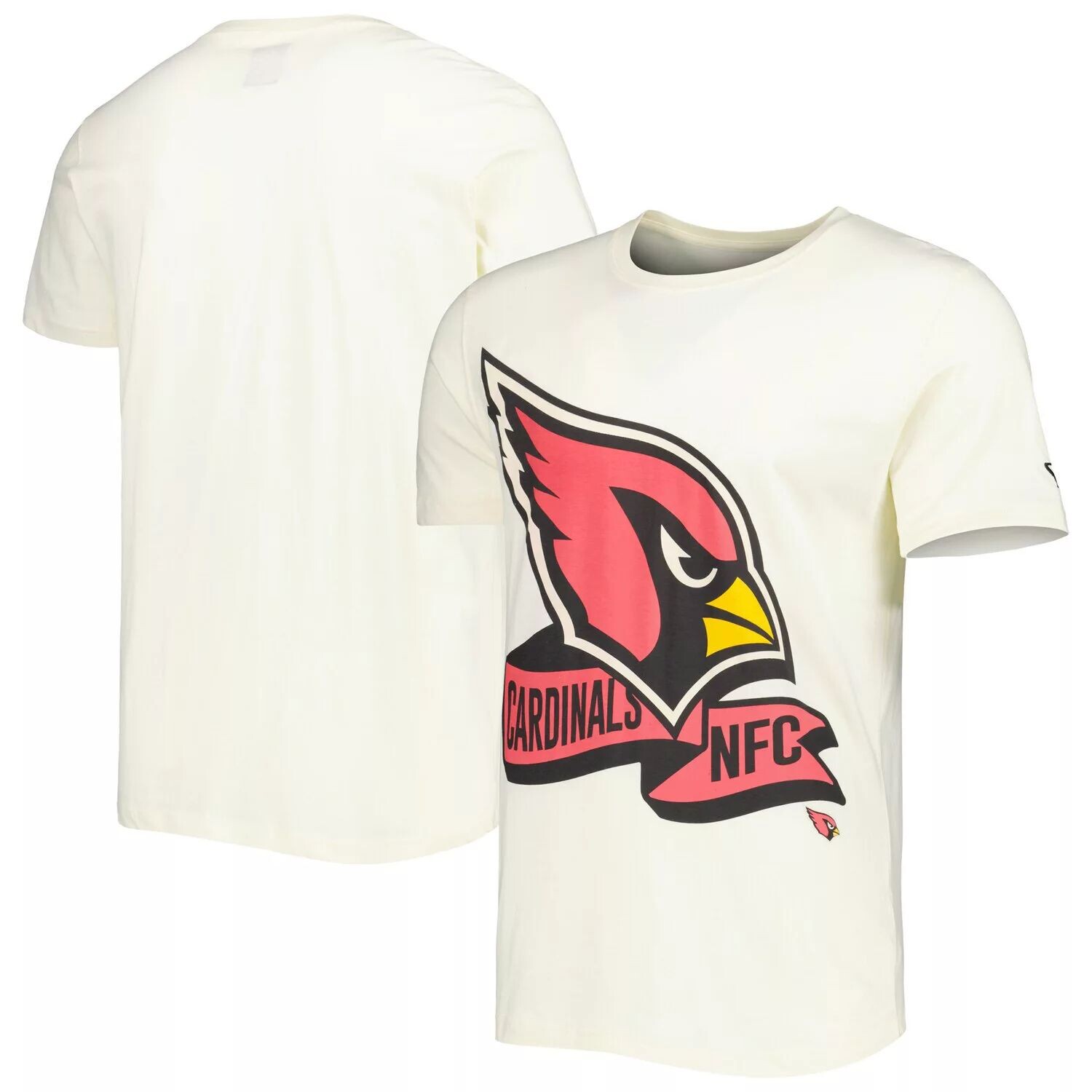 

Мужская кремовая футболка Arizona Cardinals Sideline Chrome Chrome New Era, Бежевый, Мужская кремовая футболка Arizona Cardinals Sideline Chrome Chrome New Era