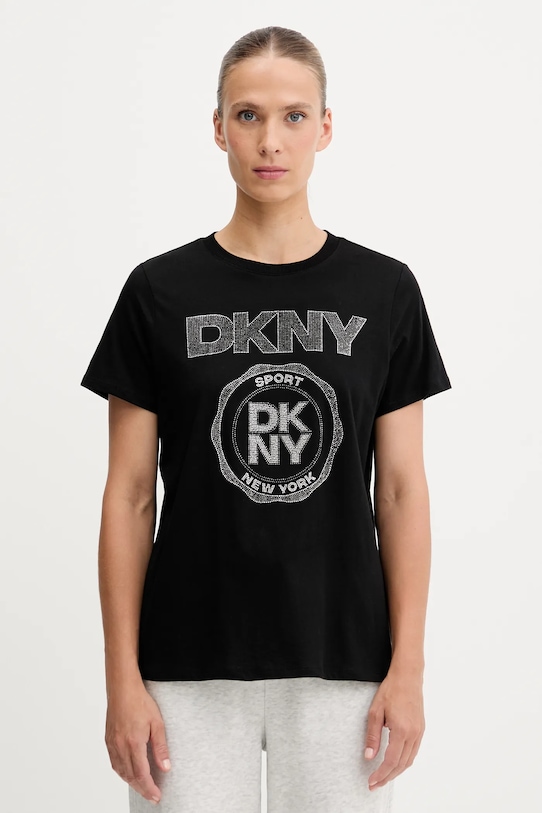 

Футболка из хлопка Dkny, черный