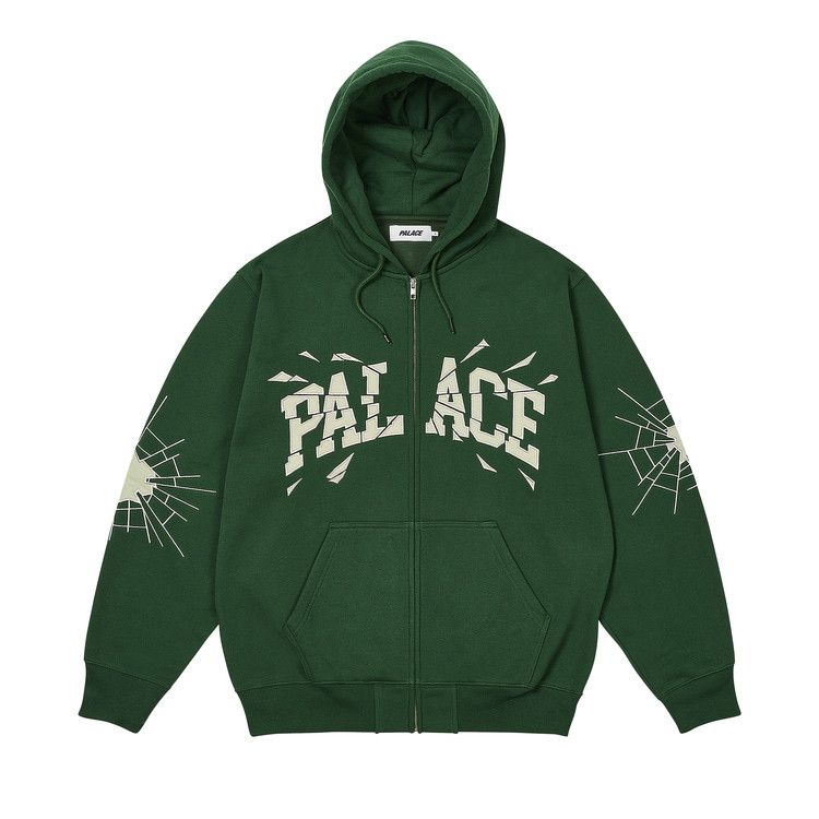 

Толстовка Palace Shatter Zip Hood, Racey Green