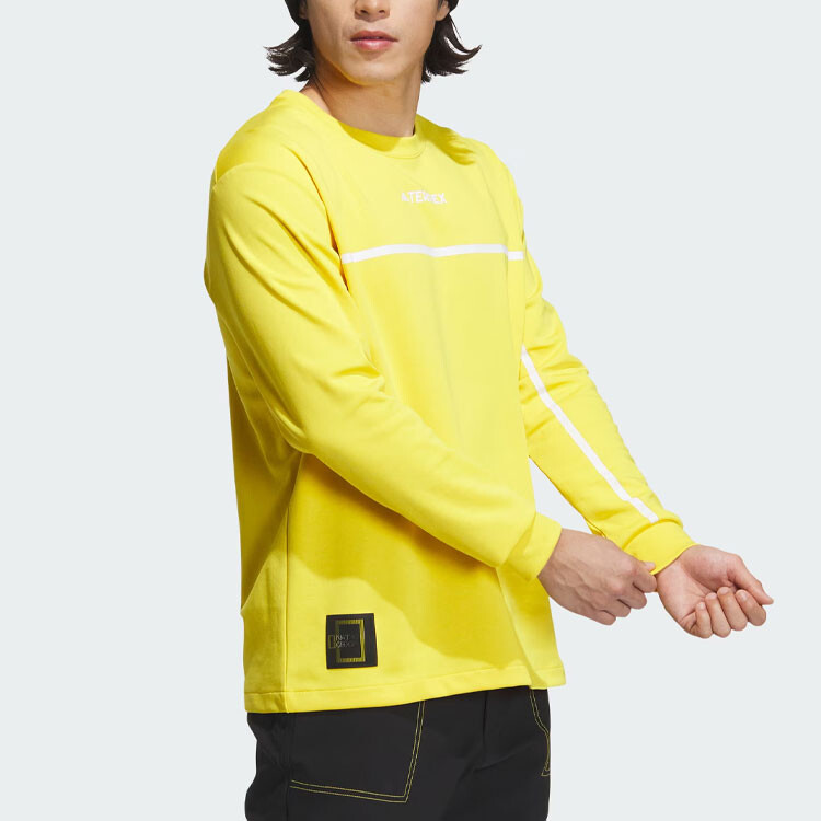 Футболка National Geographic X National Geographic Co-branded Section для мужчин, желтая Adidas, желтый — фото 4