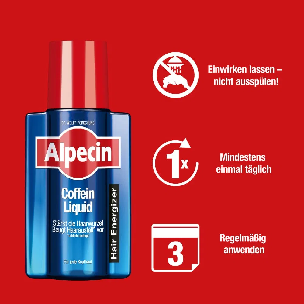 Набор Alpecin Double Effect: кофеиновый шампунь и кофеиновый тоник, 2 x 200 мл Alpecin — фото 3