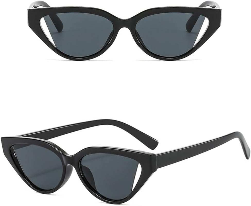 

Винтажные маленькие солнцезащитные очки LVTFCO «кошачий глаз» для женщин, модные, конфетного цвета, сексуальные солнцезащитные очки для женщин, популярные оттенки, Black Black