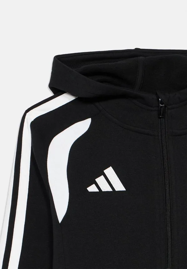 Толстовка унисекс на молнии tiro league Adidas Performance, Black/White — фото 4