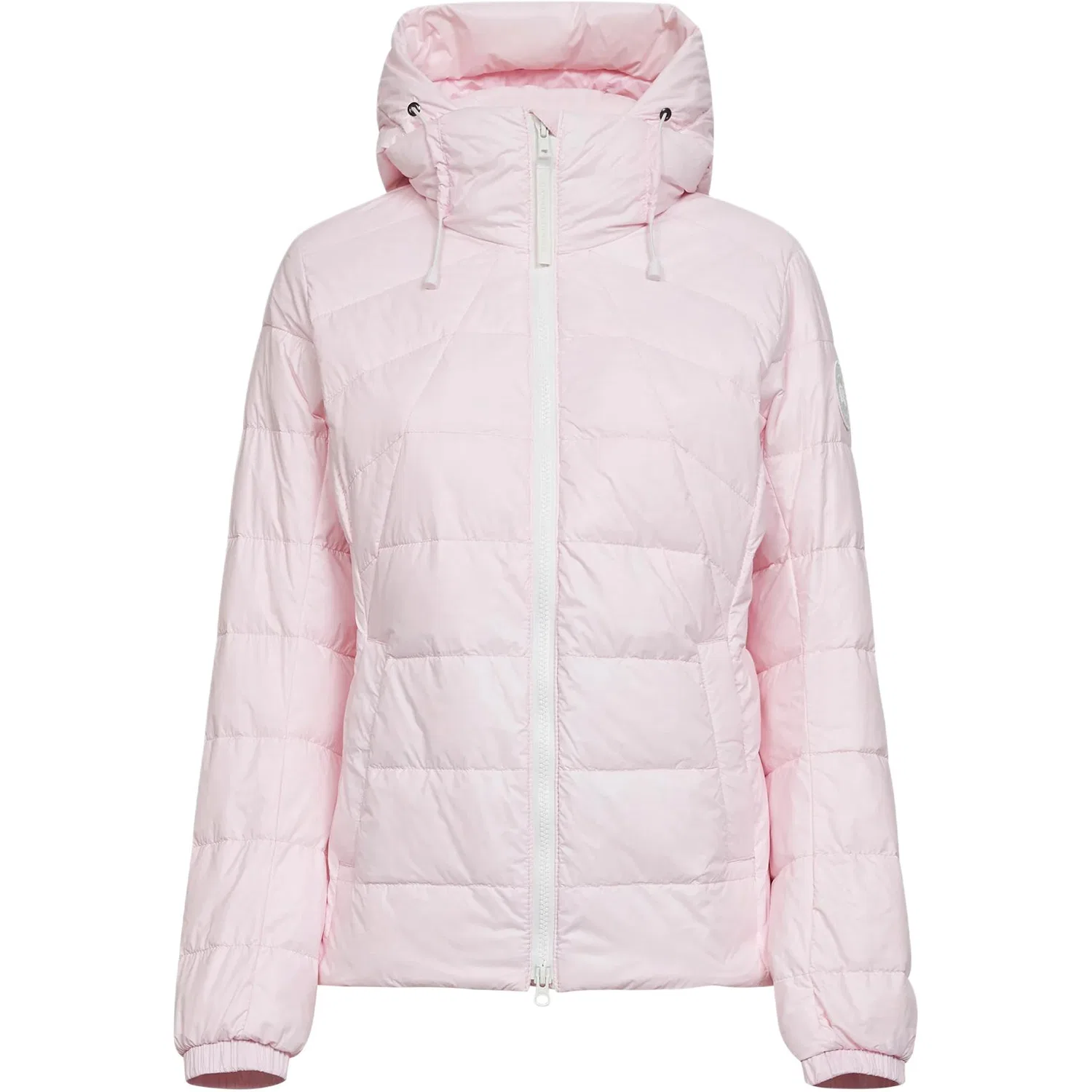 Пуховик с капюшоном Canada Goose Pink