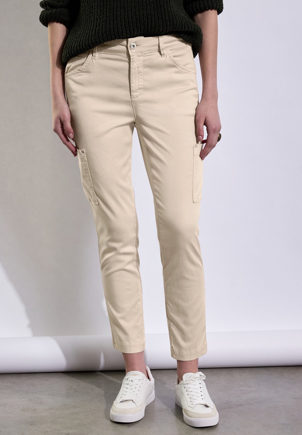 

Брюки STUDIO IM -LOOK Street One Studio, бежевый