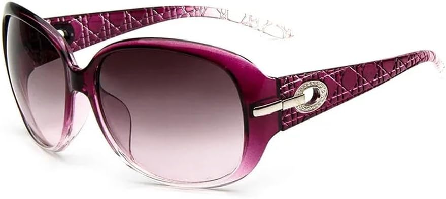 

Элегантные женские солнцезащитные очки в крупной оправе с защитой от ультрафиолета, в стиле ретро, ​​винтажные градиентные линзы, женские и мужские солнцезащитные очки HYYZZC, Purple