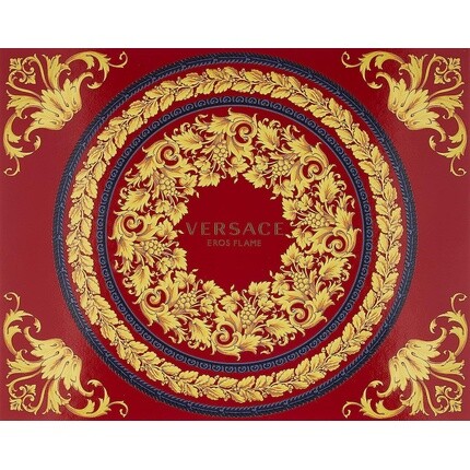 Versace Eros Flame Eau De Parfum 50ml + After Shave Balm 50ml + Shower Gel 50ml Gift Set For Men — фото 2