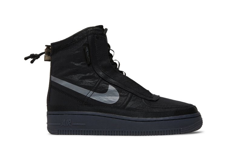 Кроссовки Nike Wmns Air Force 1 High Shell, черный