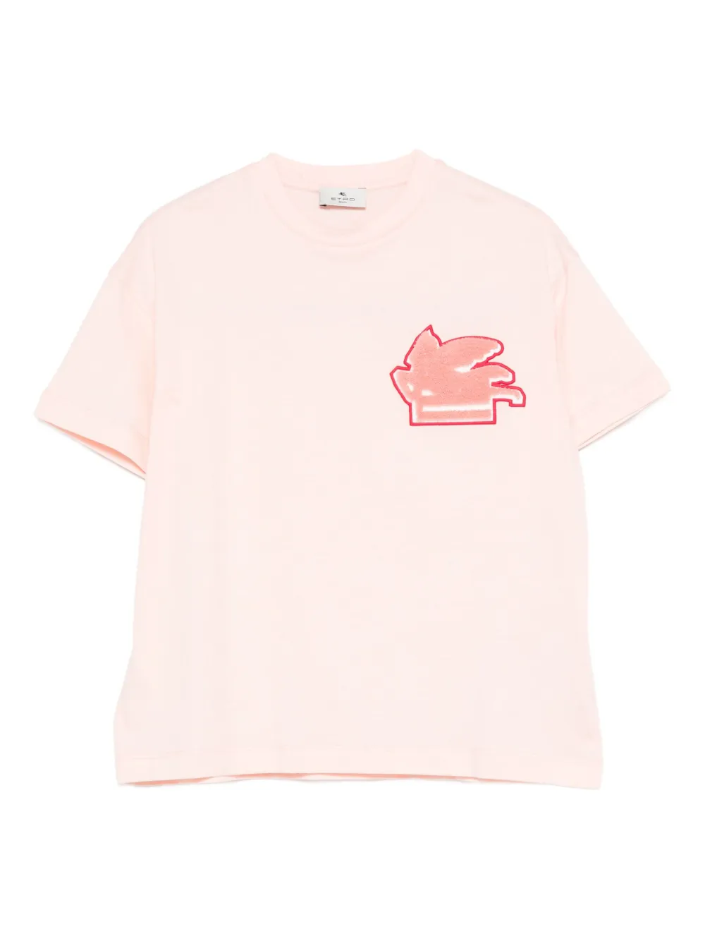 

Футболка с нашивкой Pegaso ETRO KIDS, розовый