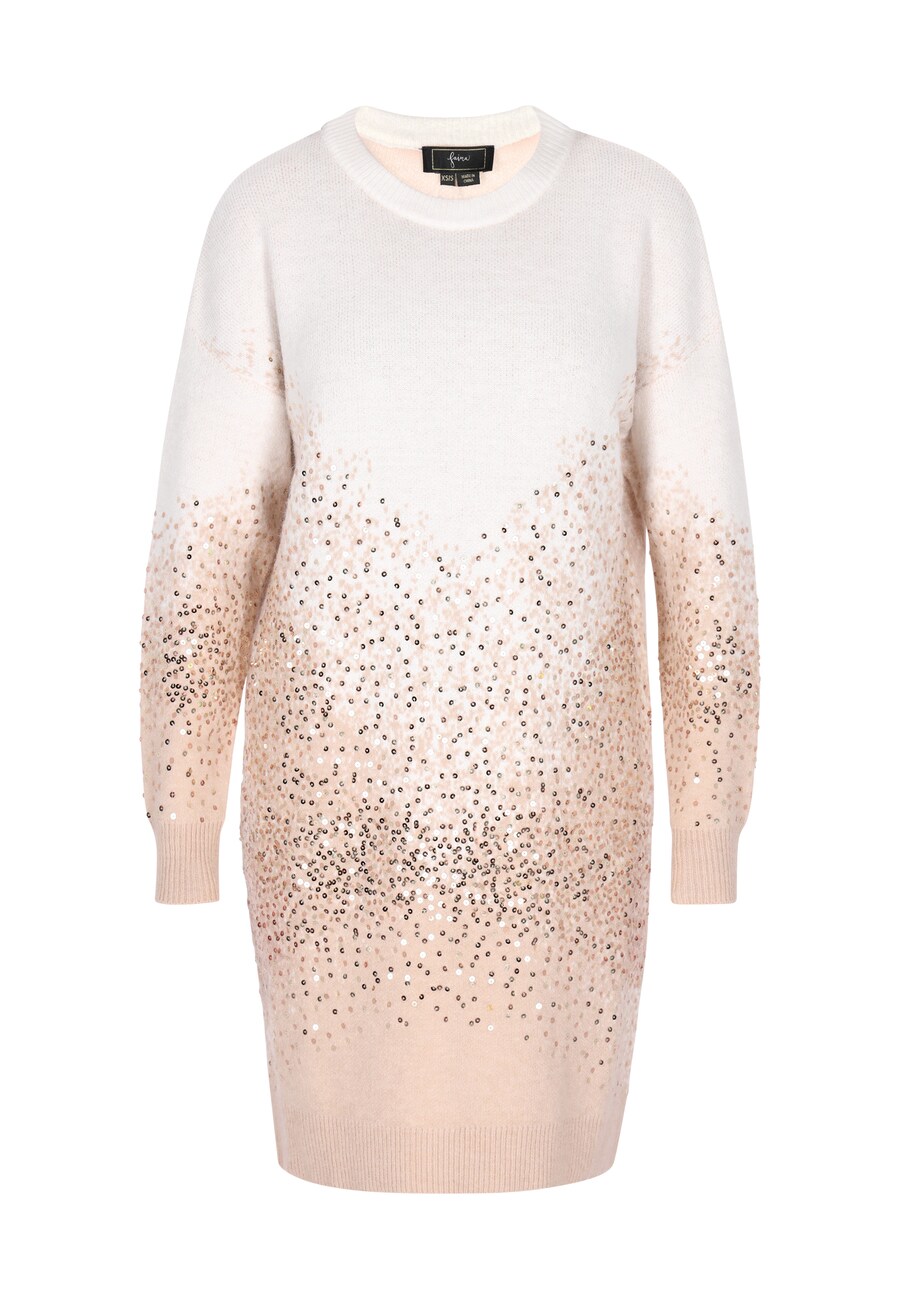 

Вязаное платье faina Knitted dress, нюд