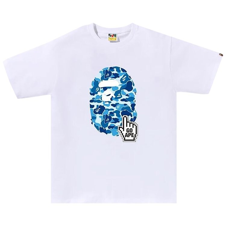 

Футболка BAPE ABC Camo (Online Exclusive) 'White/Blue', белый