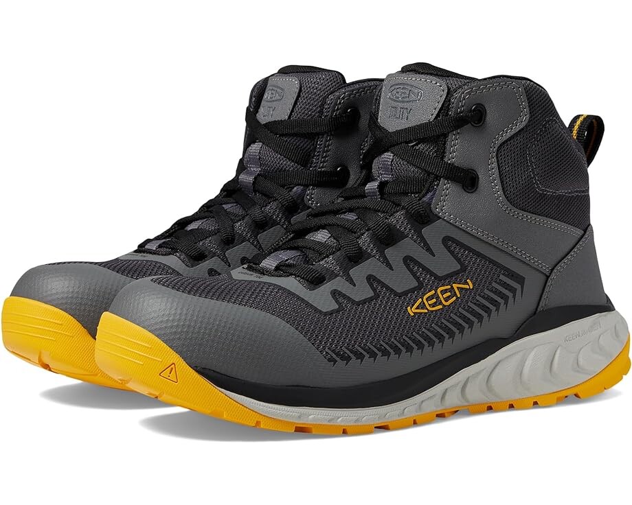 

Кроссовки KEEN Utility Arvada Mid, цвет Steel Grey/Keen Yellow, Серый, Кроссовки KEEN Utility Arvada Mid, цвет Steel Grey/Keen Yellow