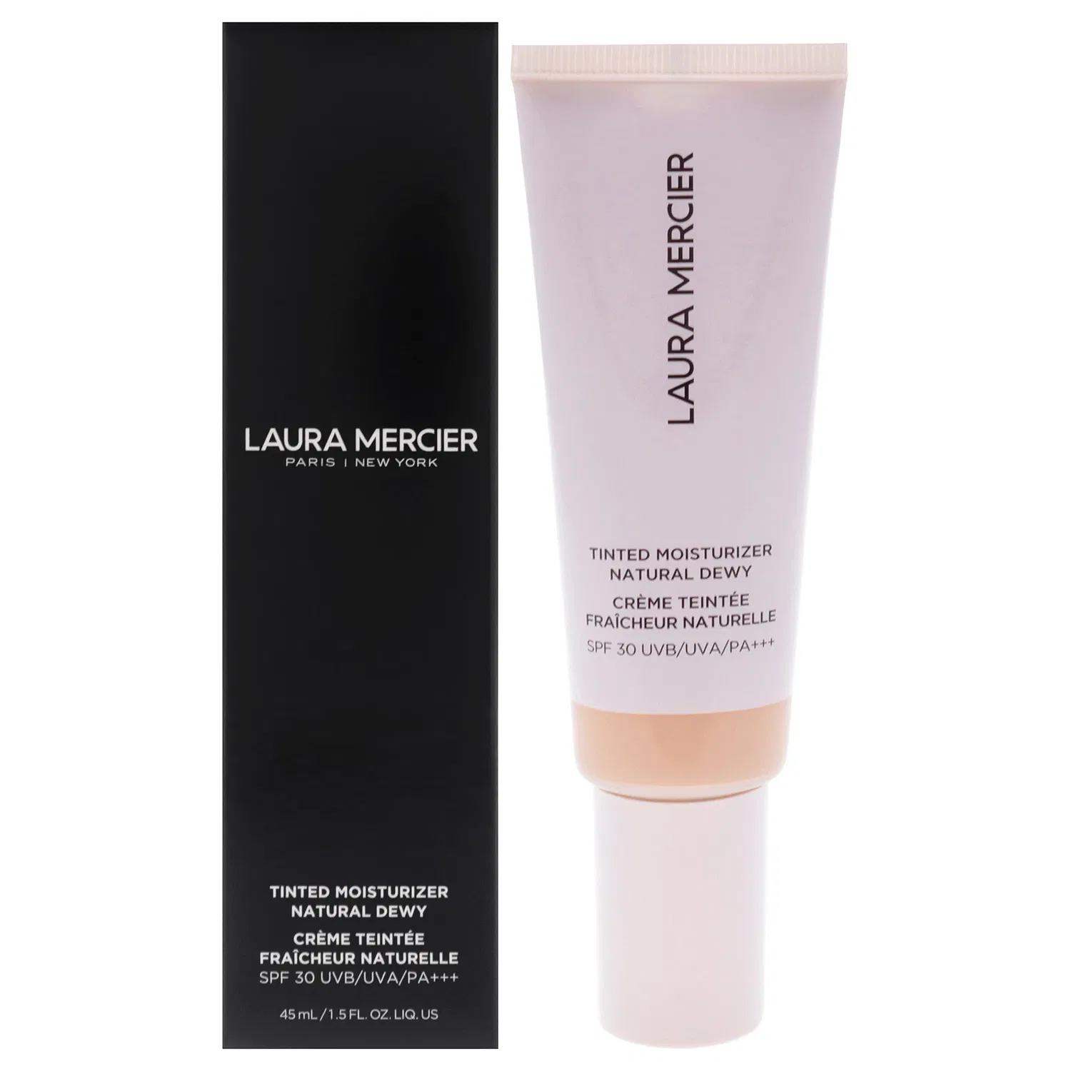 Тонирующий увлажняющий крем Natural Dewy SPF 30 - 1W Blonde от Laura Mercier для женщин - 1,5 унции (42 г), коричневый