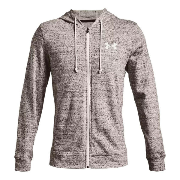 

Куртка rival terry hooded jacket 'grey' Under Armour, серый