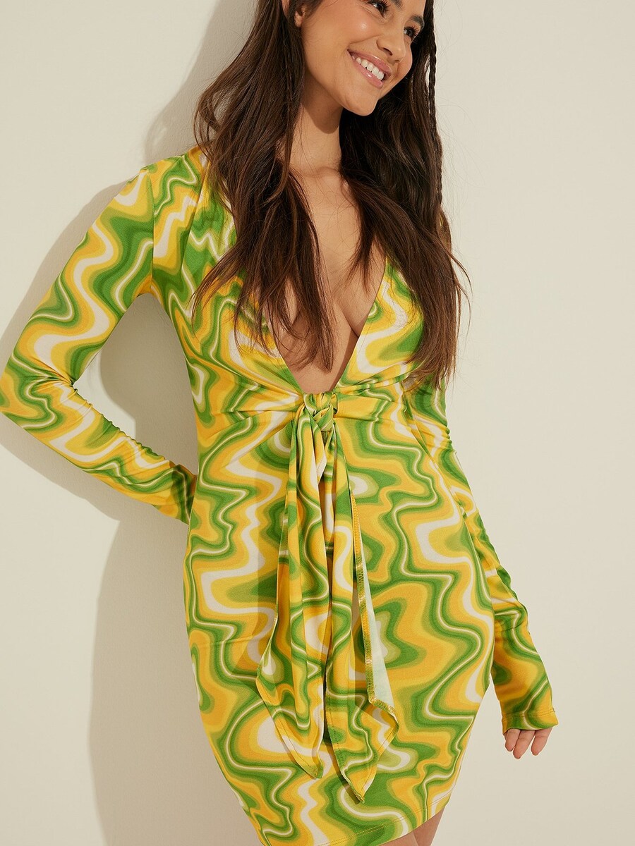 

Мини платье NA-KD Dress, зеленый