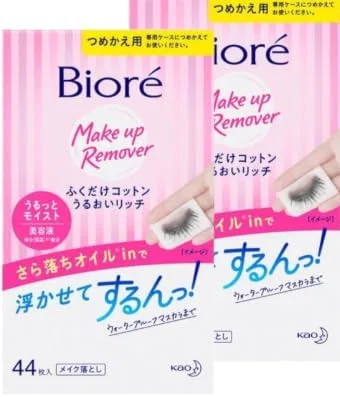 Набор Bioré — Салфетки для снятия макияжа Biore Moisture Rich 44 шт, набор 2 шт