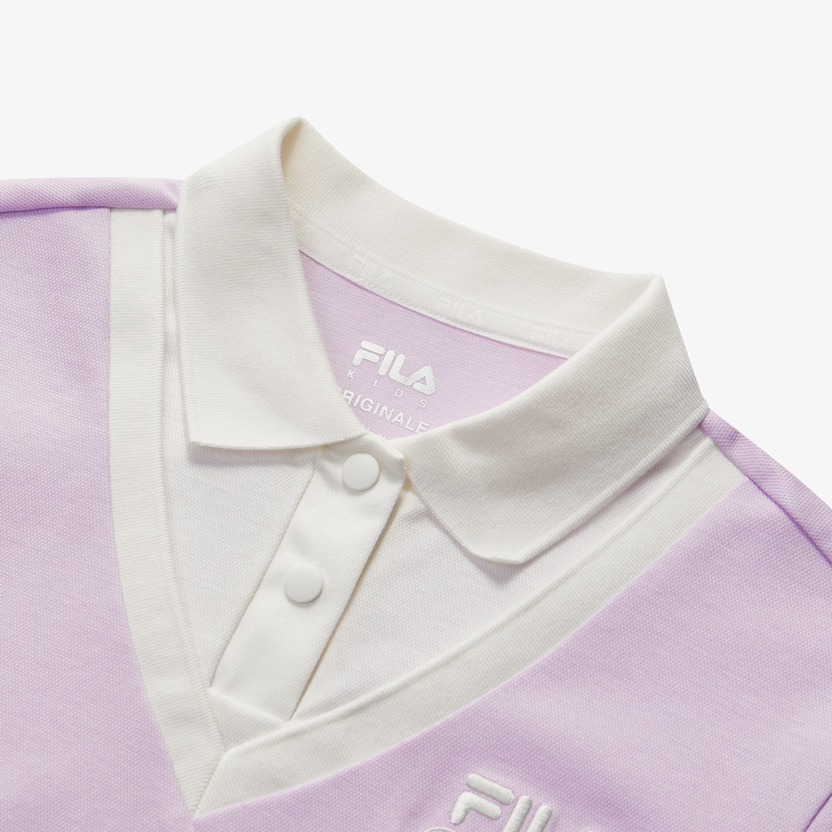 Поло для подростков FILA KIDS, фиолетовый — фото 4