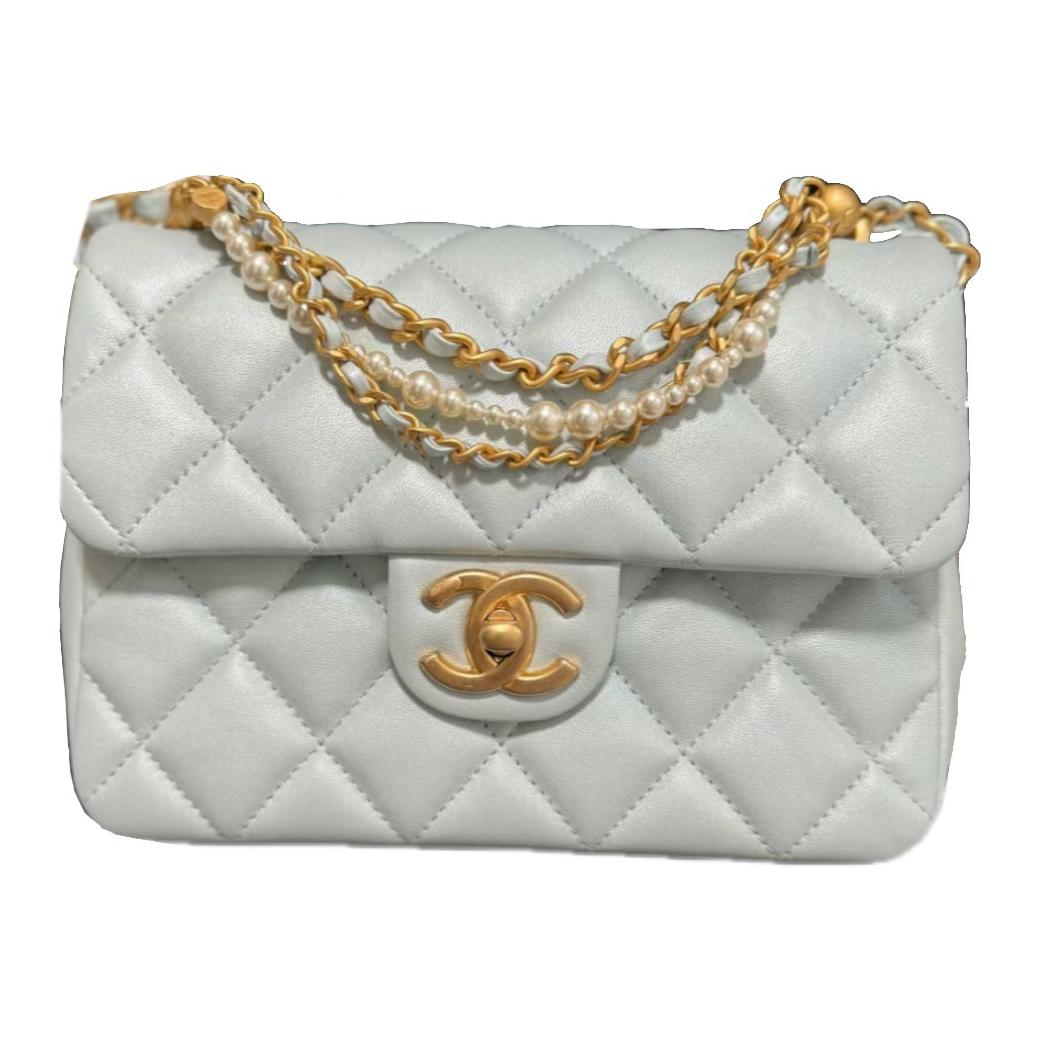 

CHANEL Барашка клатч на цепочке
