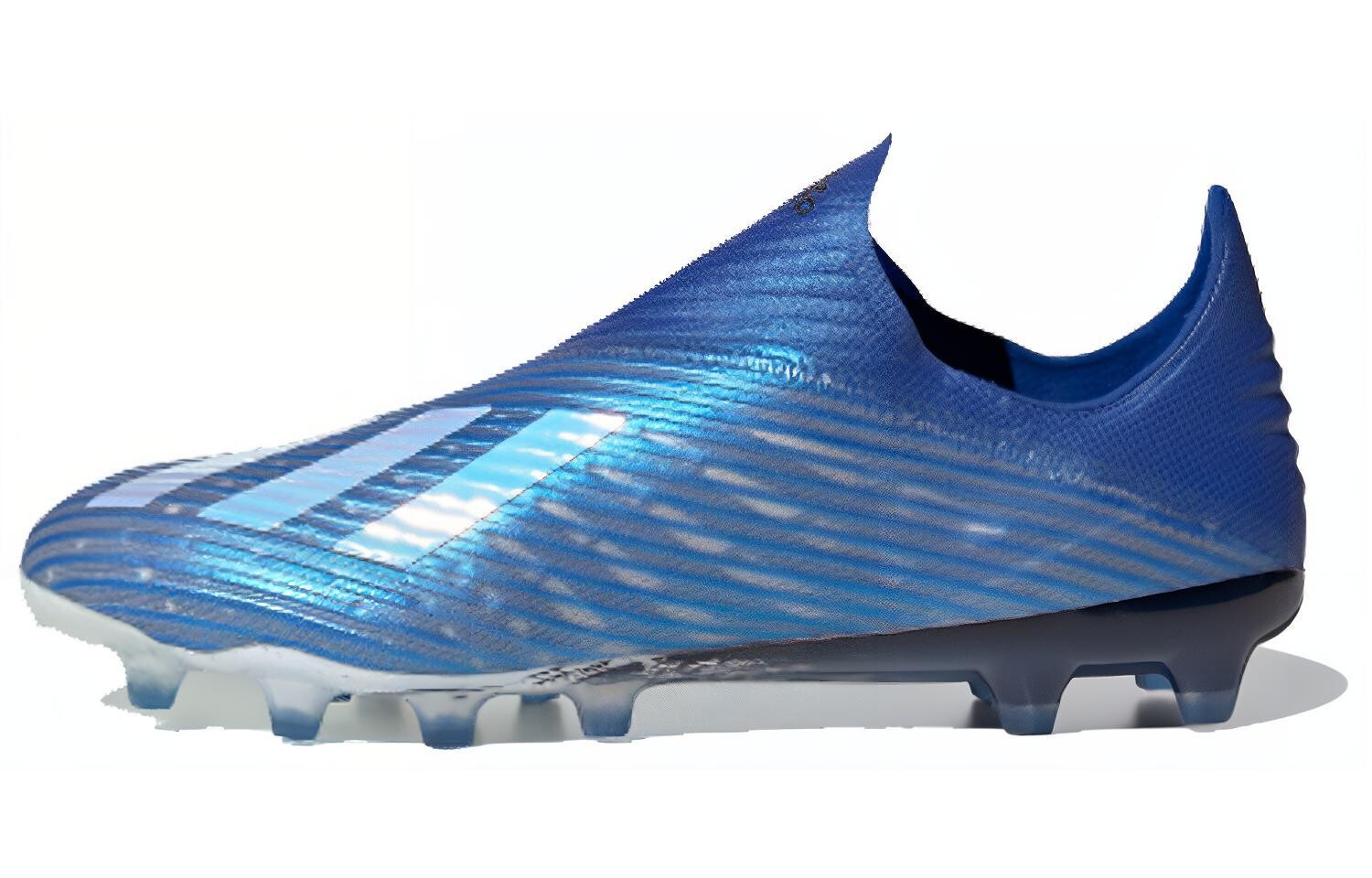 

Футбольные бутсы X 19+ мужские с низким верхом, белые/королевские синие/зеленые папоротники Adidas