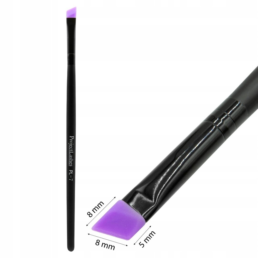 

Project Lashes, угловая силиконовая щеточка PL-7 для бровей и ресниц