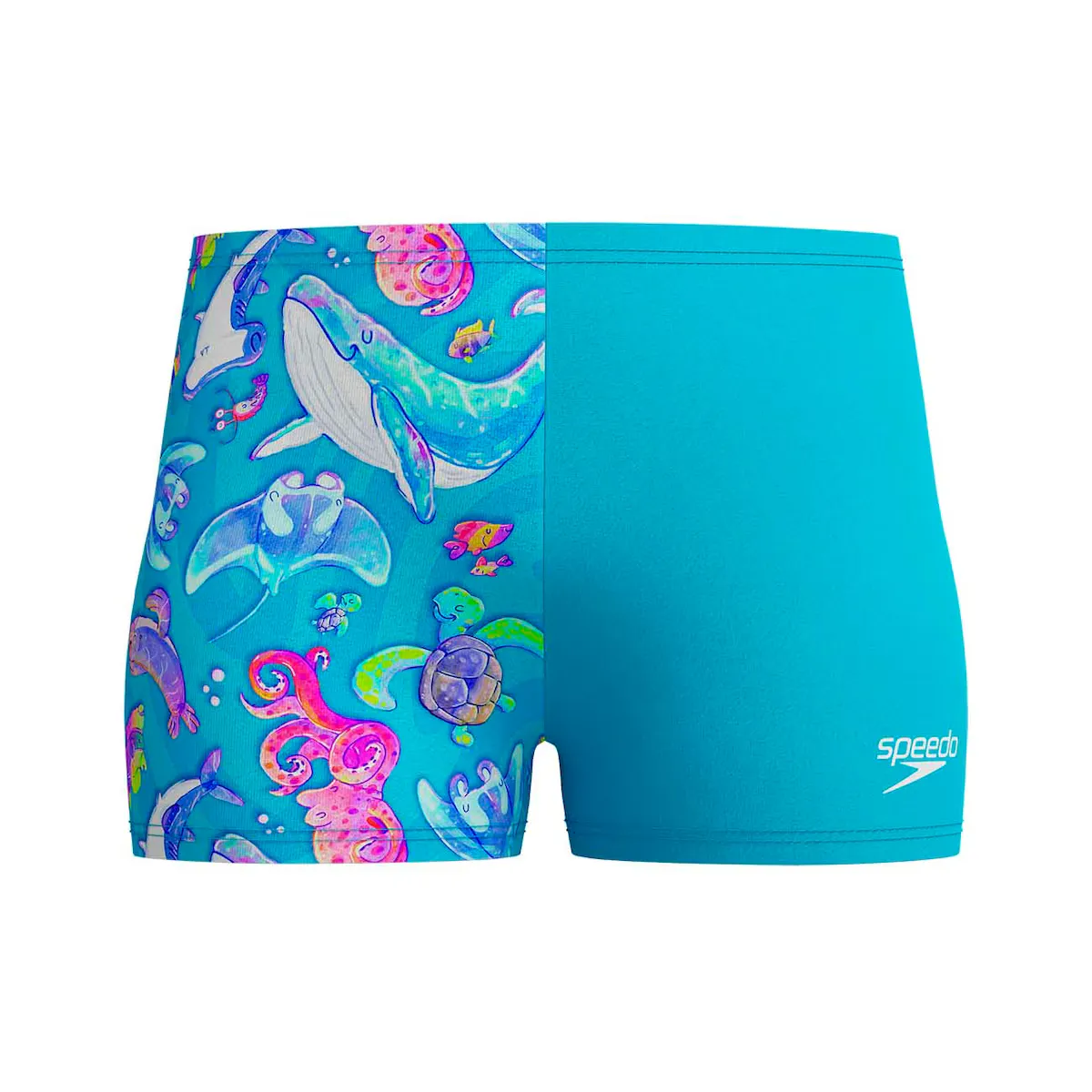 

Плавки-шорты для мальчиков Speedo Digital Allover Aquashort, бирюзовый