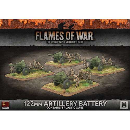 

Фигурки Flames Of War: 122Mm Artillery Battery