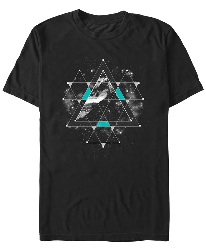 

Мужская футболка с коротким рукавом Time Space Design By Humans, черный
