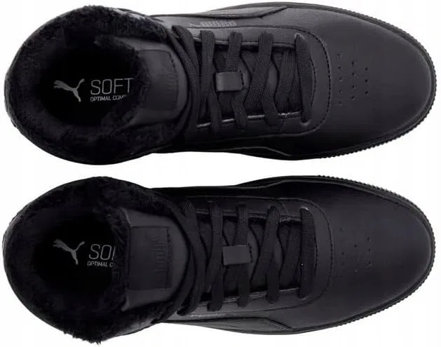Кроссовки PUMA Vikky Stacked Mid WTR Black — фото 3