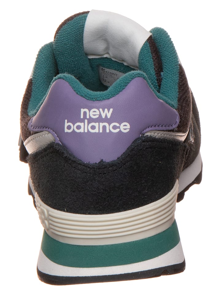 Кроссовки на шнуровке New Balance, черный — фото 3