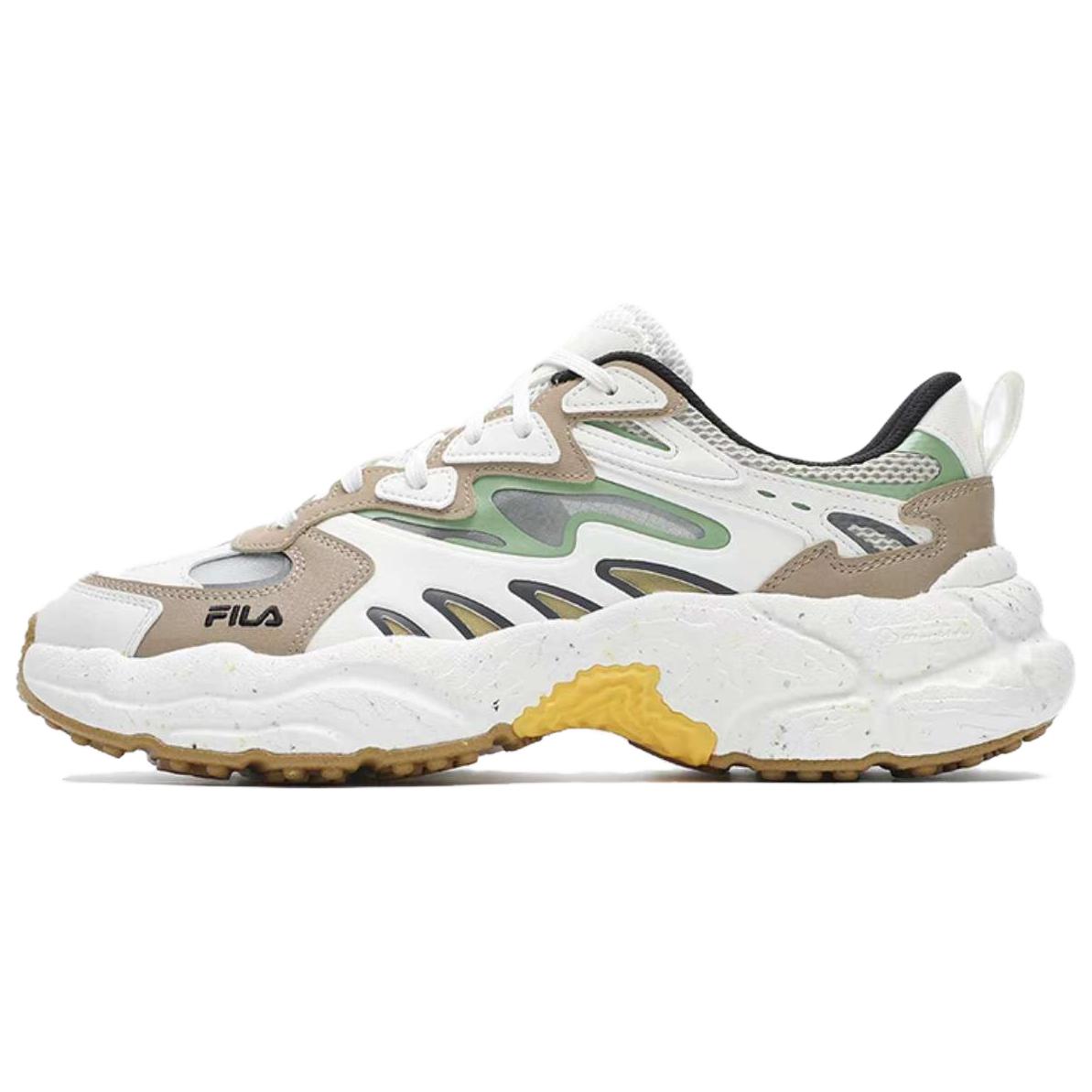 

FILA Мужские бело-коричневые низкие массивные кроссовки Fern с амортизацией и износостойкой подошвой Снежный/Натуральный коричневый, цвет Snow/Natural Brown