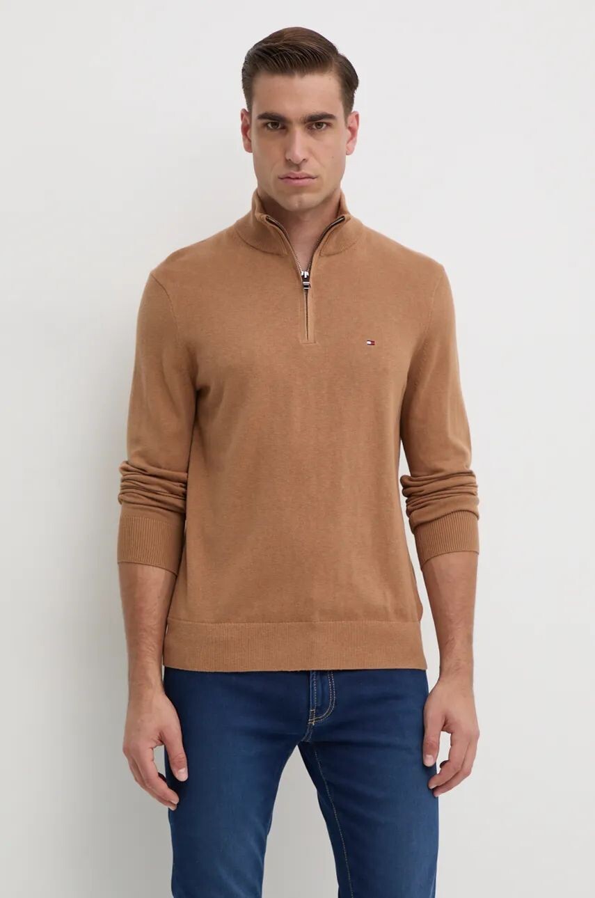 

Свитер Tommy Hilfiger с добавлением кашемира, коричневый