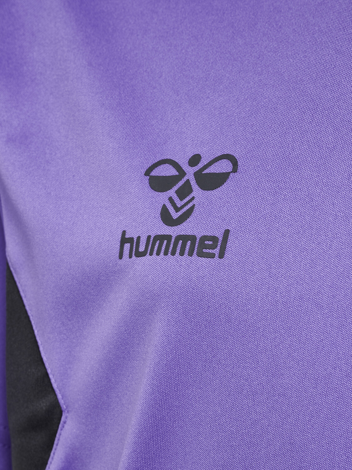 Футболка Hummel S/S Hmlauthentic Pl Jersey S/S Kids, цвет DAHLIA PURPLE/ASPHALT — фото 3