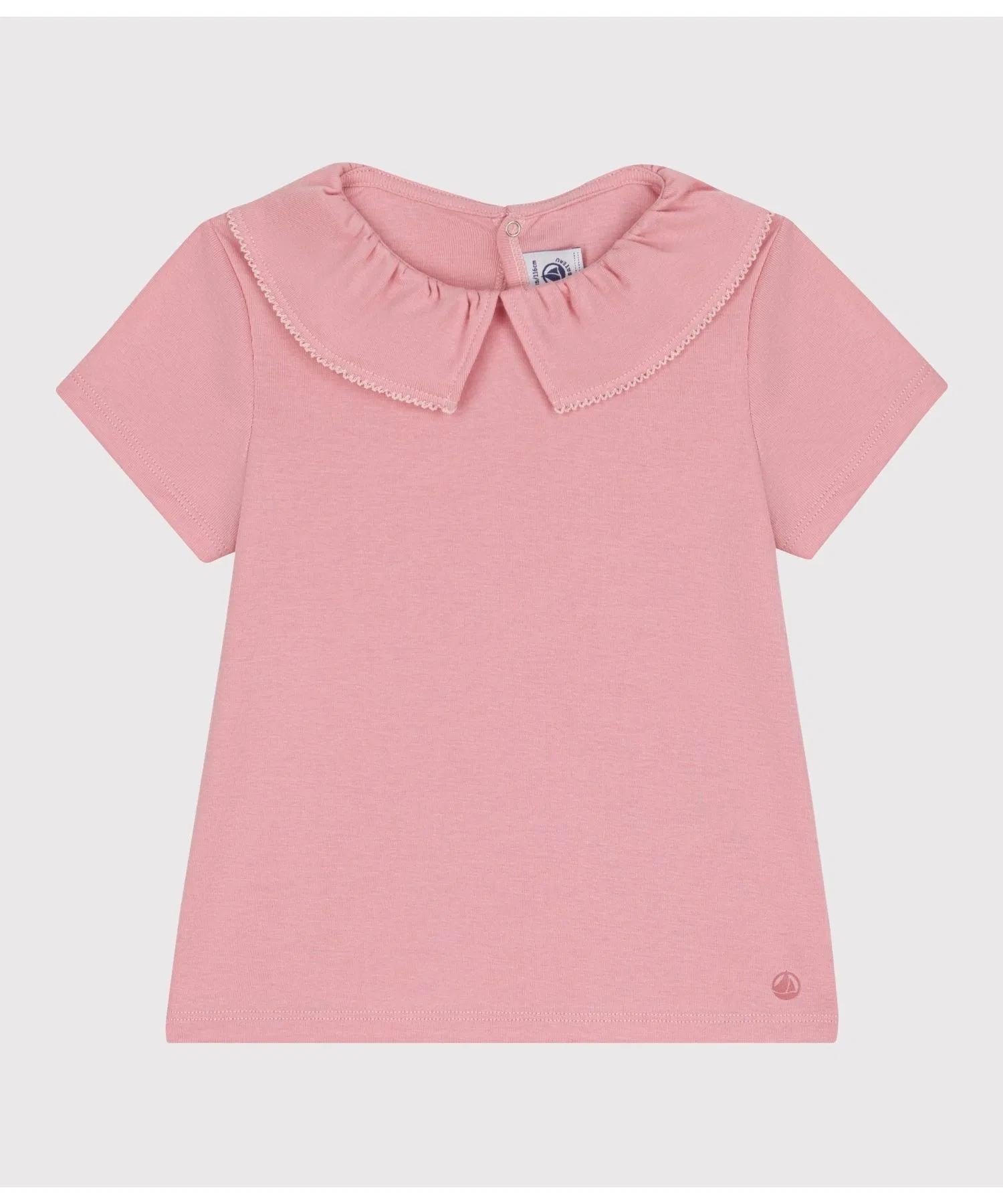 Детская футболка с коротким рукавом PETIT BATEAU розовая
