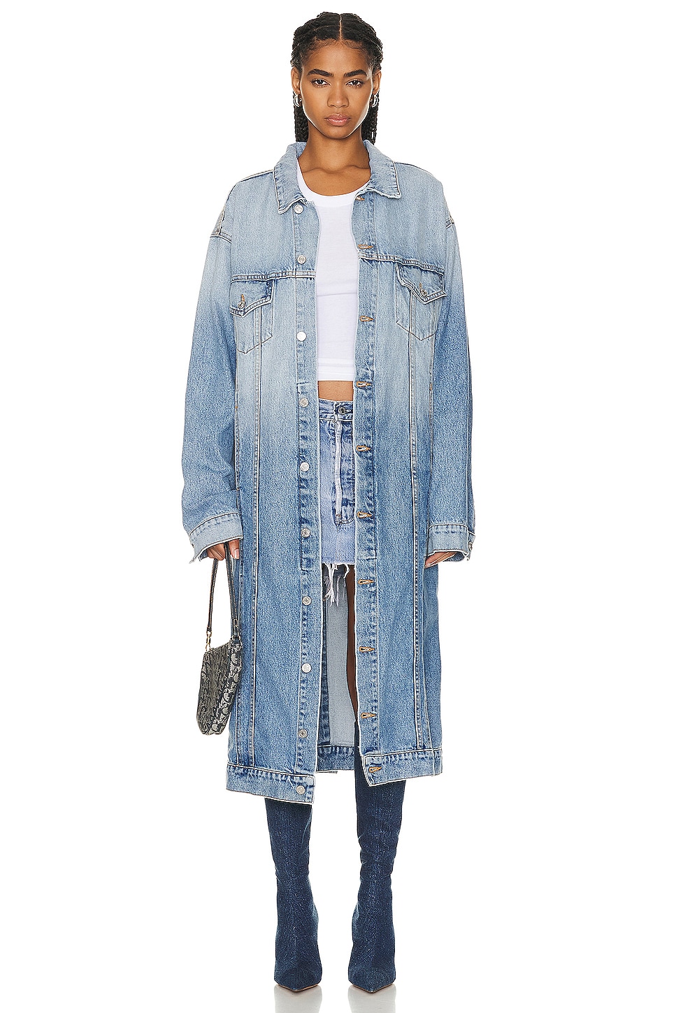 

Вебстерский Тренч EB Denim, цвет Luca