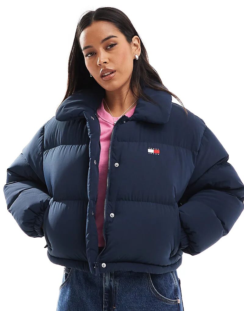 

Пуховик Tommy Badge темно-синего цвета Tommy Jeans