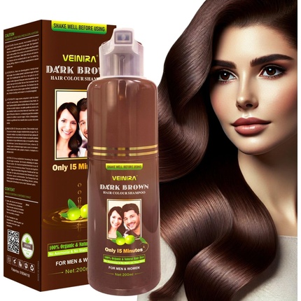 

Травяной шампунь-краска для волос Effortless Instant Dye для мужчин Veinira