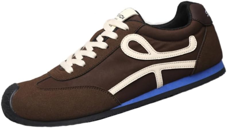 

Мужские модные спортивные повседневные кроссовки - дизайн с рисунком Fusecottc, коричневый