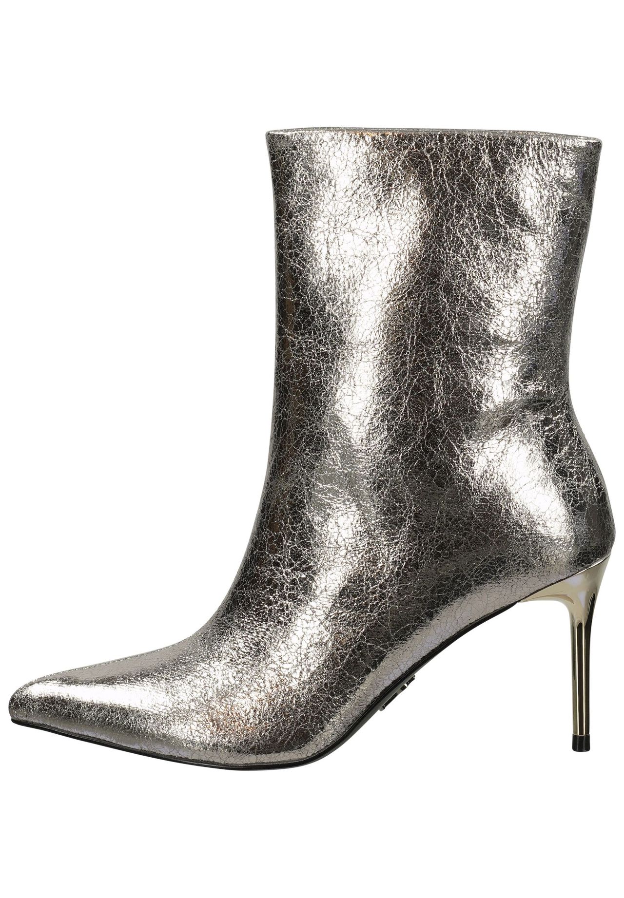 Ботильоны из искусственной кожи STEVE MADDEN, серебряный — фото 2