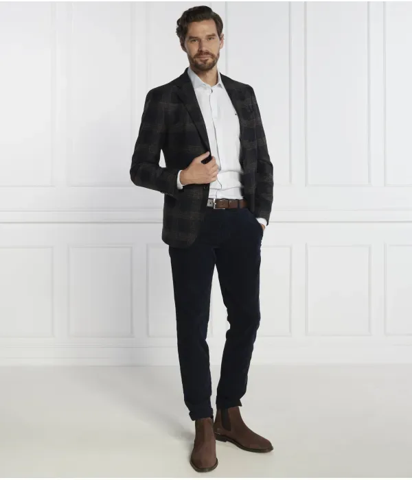 Брюки чинос BLEECKER CHINO CORDUROY GMD slim fit Tommy Hilfiger, темно-синий — фото 2