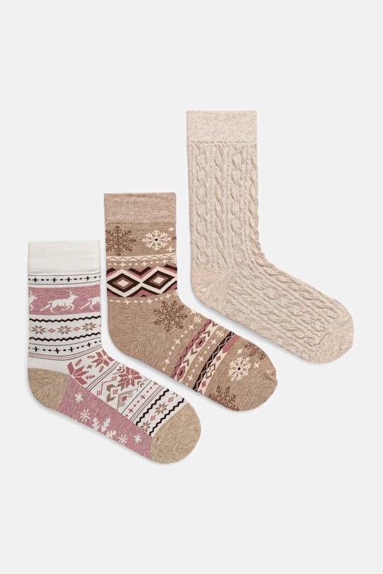 

3 хлопковых носка в упаковке Medicine, мультиколор