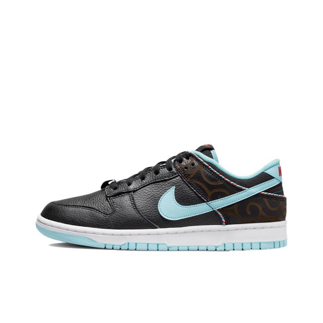 

Кроссовки Nike Dunk Skateboard Shoes Men Low-Top Black/Ice Blue
