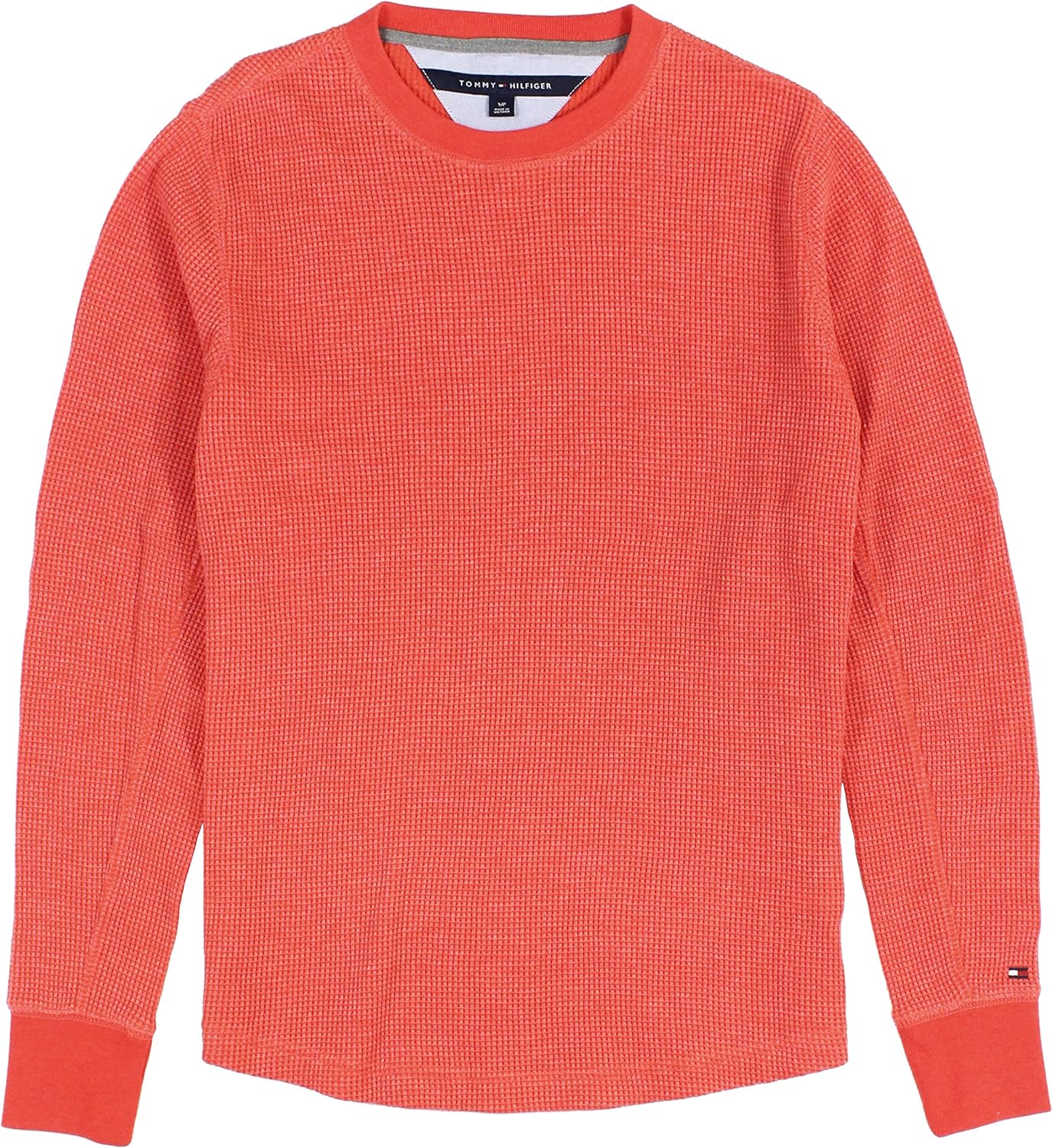 

Мужская рубашка Tommy Hilfiger с длинным рукавом в вафельном стиле, Red