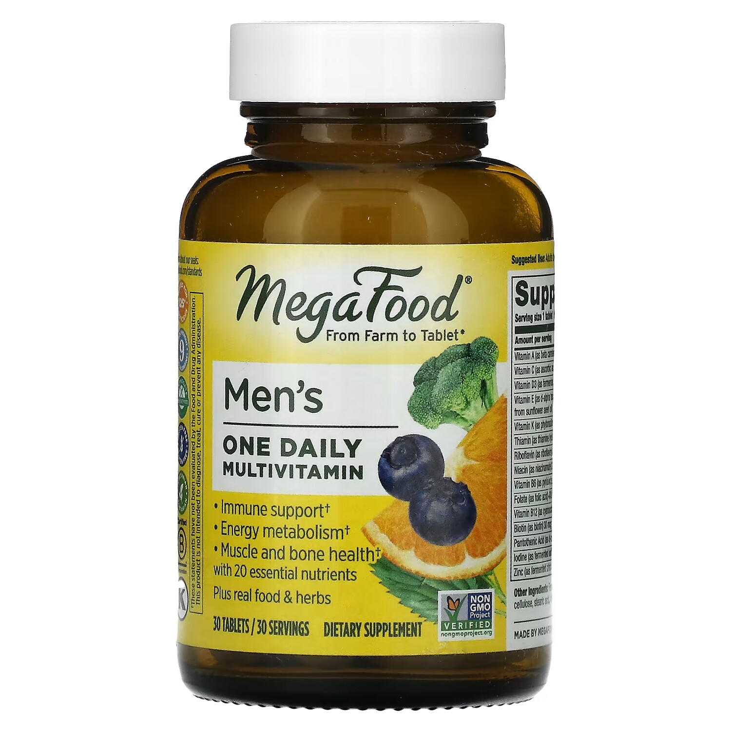 

Мультивитамины MegaFood One Daily для мужчин, 30 таблеток